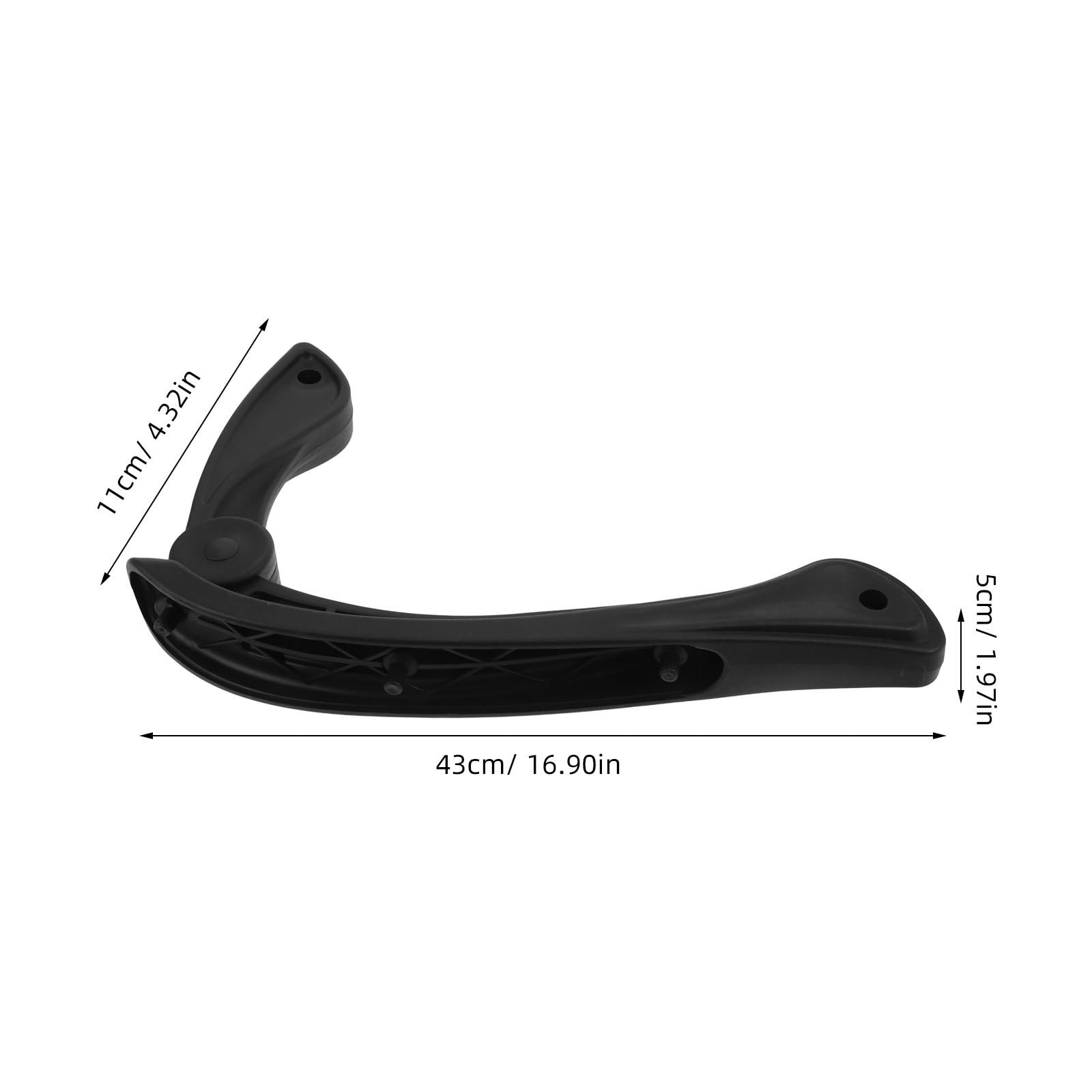 Zerodeko 2 Piezas Reposabrazos de Repuesto para Silla de Oficina, Plástico