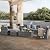 Super Patio Outdoor Furniture 7 Pieces Patio Furniture Set, Rattan Patio Conversation Sets with Coffee Table, Outdoor Wicker Sectional Couch Sofa Set with Ottoman for Deck, Garden, Porch, Gray