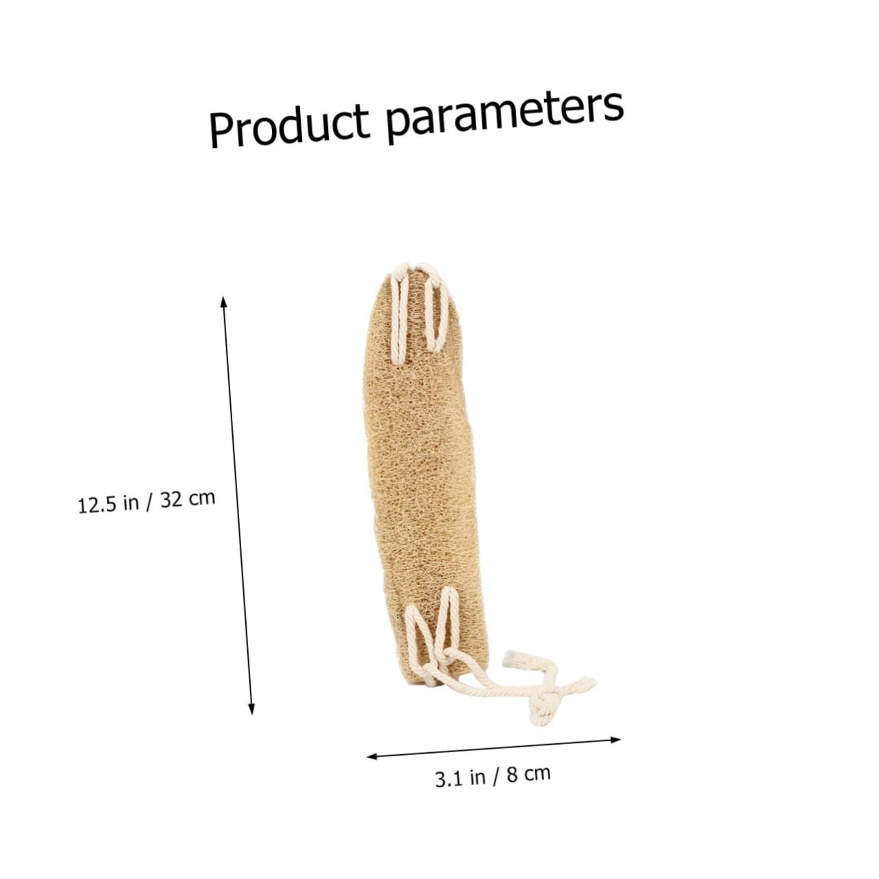 MAGICLULU 3St Luffa-Badetuch exfoliating sponge massage bürste ideas Dusch-Luffa-Peeling Körperwäsche nativ Badeschwamm Schwämme Waschband Rückenwäscher doppelseitig Schrubben Wanne