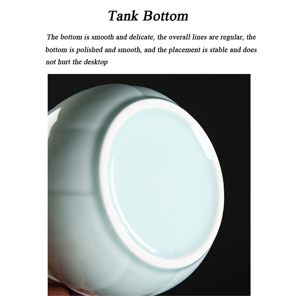 Barattoli per Il tè Barattolo per Alimenti in Ceramica con Coperchio ermetico, Confezione Regalo ermetica per la casa in Stile Nappa per caffè, tè, condimenti, Cereali, Zucchero -