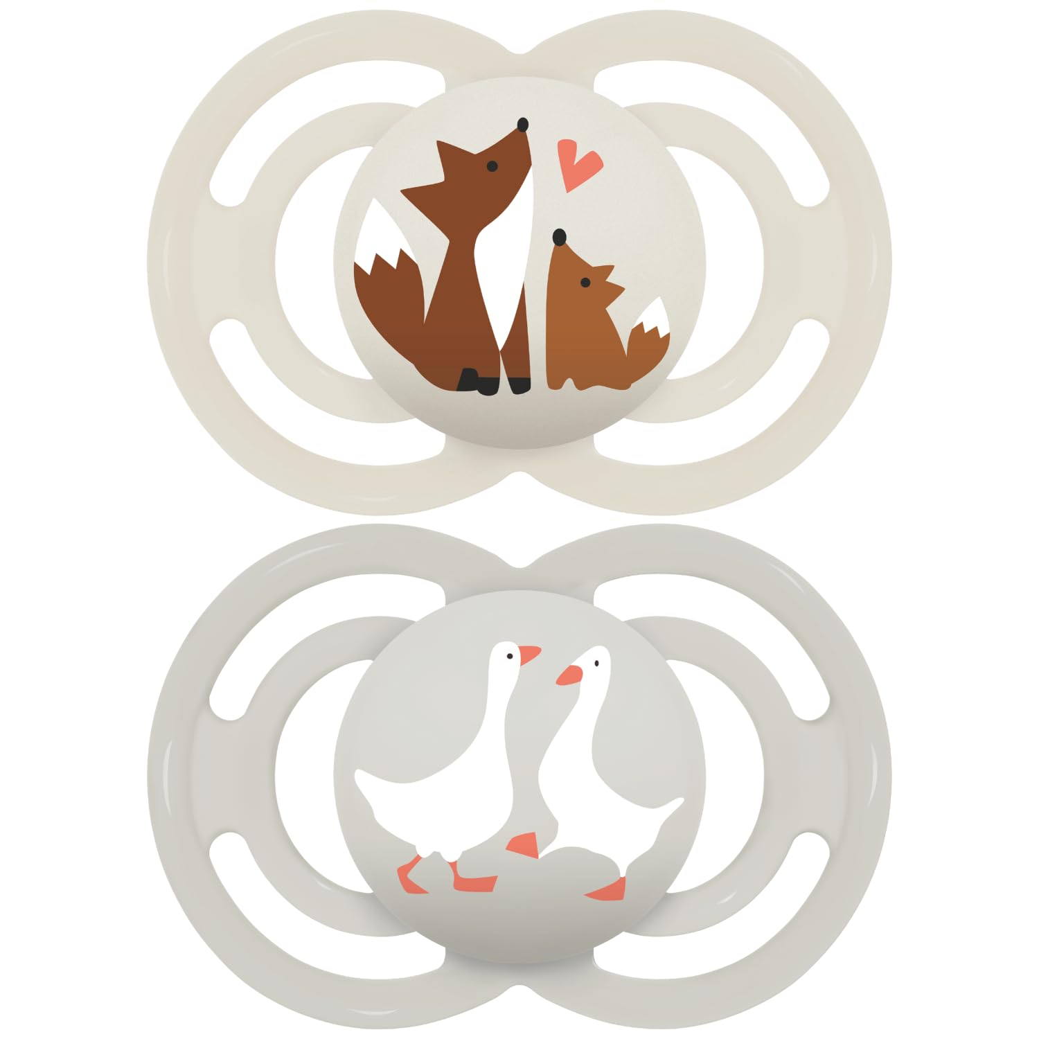 MAM | Sucette Perfect 6+ mois Animaux (2 pièces) coloris aléatoire – Tétine pour nourrisson en silicone extra fine et souple – Tétine bébé idéale pour un bon développement bucco-​dentaire