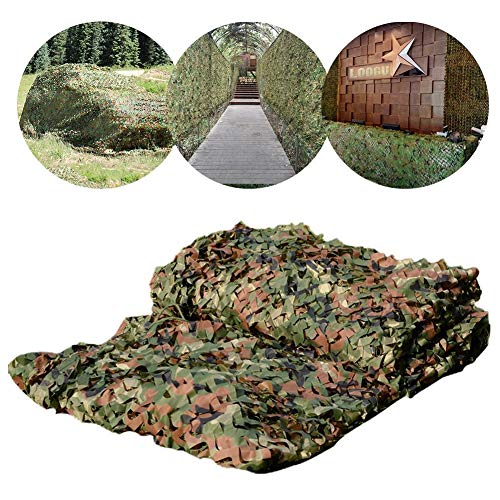 SSZPZHANG Tarpaulin Outdoor Protective Decorative Net Camouflage Net Suitable for Railing Roof Multi-size (green) Outdoor, camping, roof, photography (Size : 2 * 3M(6.6 * 9.8ft))