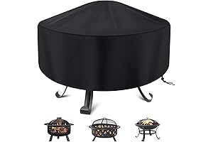 Heavy-Duty Fire Pit Cover Round: All-Weather Protection for Your Outdoor Oasis