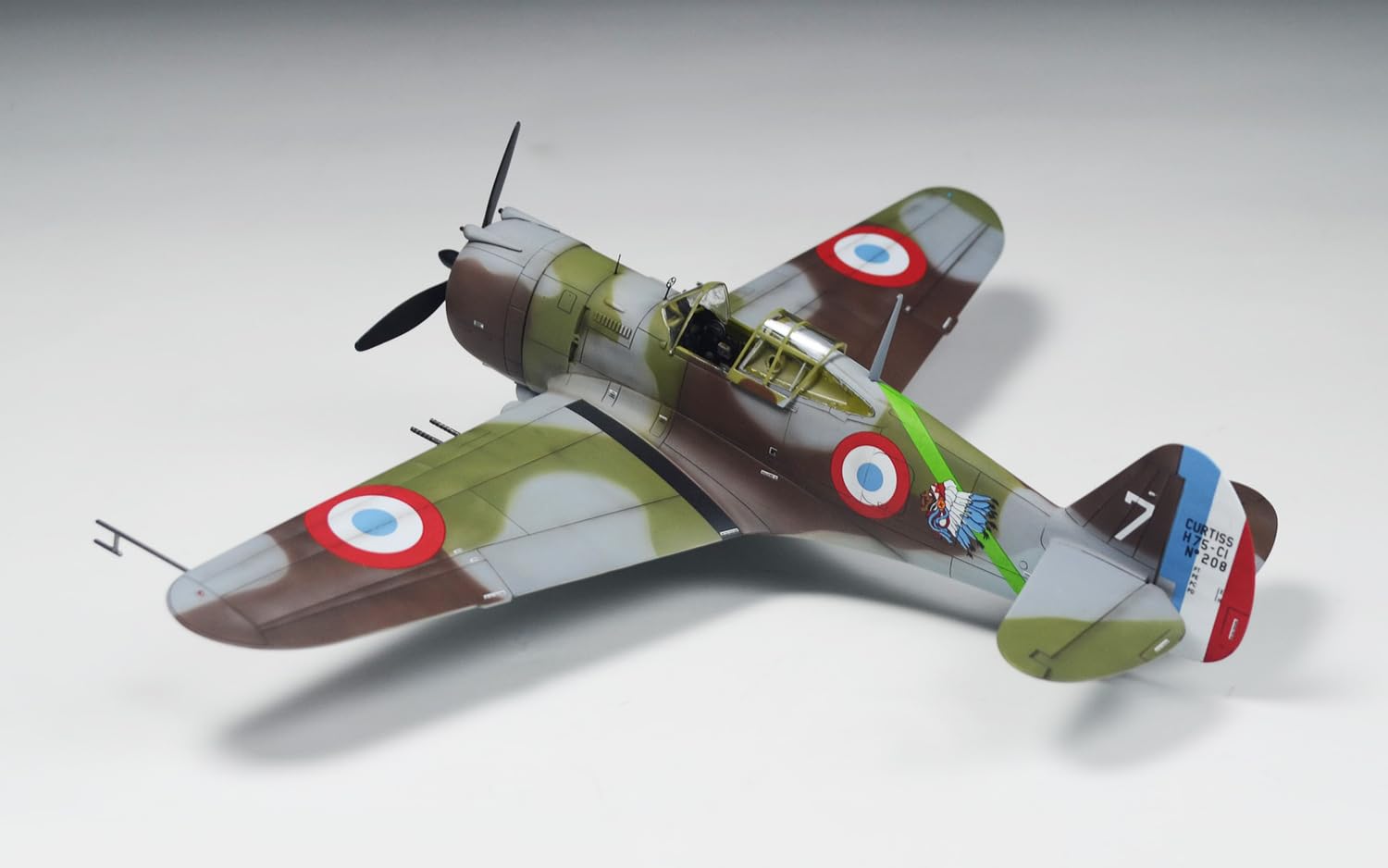 Modèle H75-C1 Kit Modèle Avion Curtiss Hawk H75-C1 1/48 - WOLFPACK