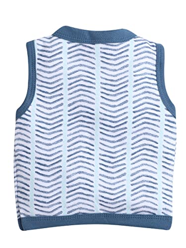 Image of EIO New Born Baby Clothes 0 | Soft Cotton Jablas for New Born | Front-Open Baby Tees for Boys & Girls Pack of 3 Newborn Clothing Set