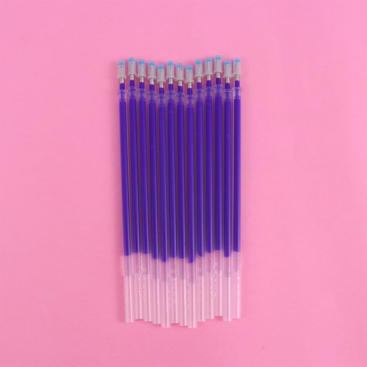 VILLCASE 300 Pcs Stylos Thermiques Recharge Stylo Thermique Recharge De Stylo Effaçable À La Chaleur Stylos De Couture Stylos De Recharge À Fondu Chauffé Stylos À Coudre Stylos À Chaleur