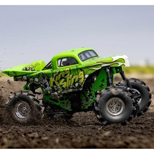 Image of Losi RC Crawler LMT 4 Wheel Drive Solid Axle Mega Truck Brushless RTR Batteries and Charger Not Included King Sling LOS04024T1