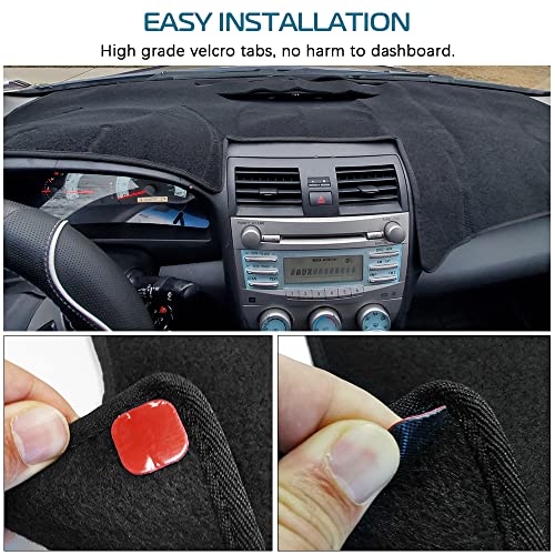 Kedakeji Car Carpet Dashboard Cover,Dash Cover Mat Compatible With Toyota Camry 2007 2008 2009 2010 2011 #TOP4