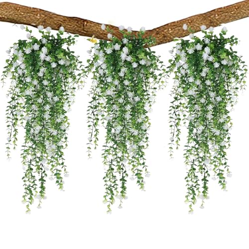 Générique Lierre Artificiel - Rotin Artificiel Doux et Réaliste - Faux Réalistes Décoratives en Rotin pour Maison Jardin Salon Chambre