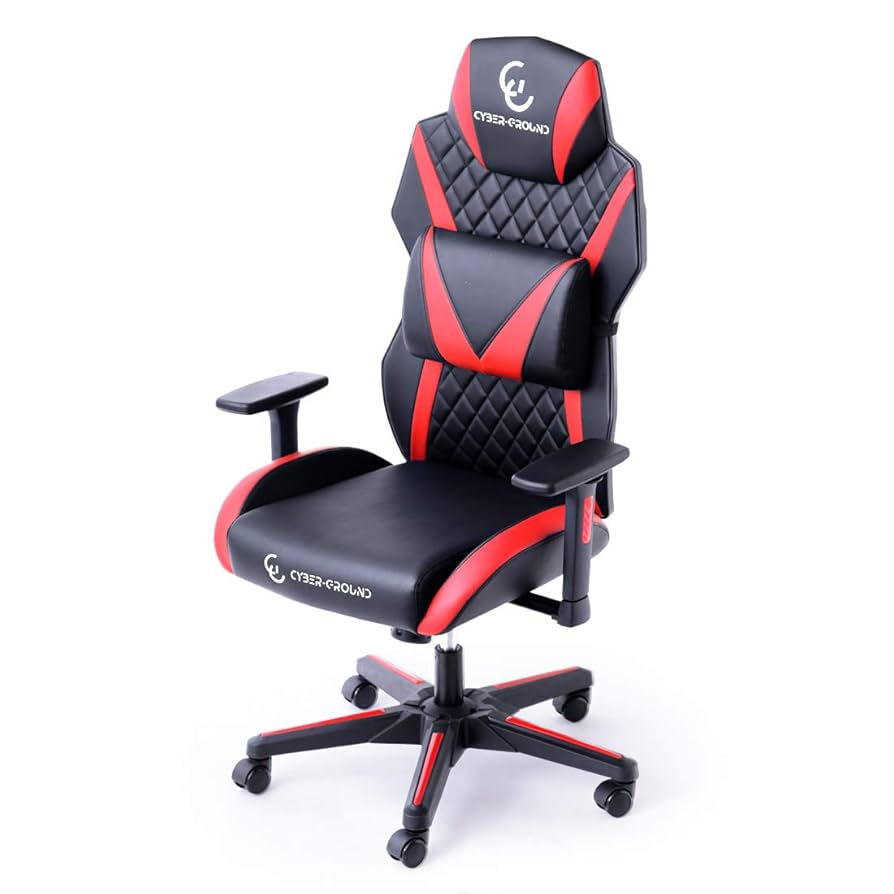 Amazon.co.jp: CYBER-GROUND ゲーミングチェア 鬼背面 3D