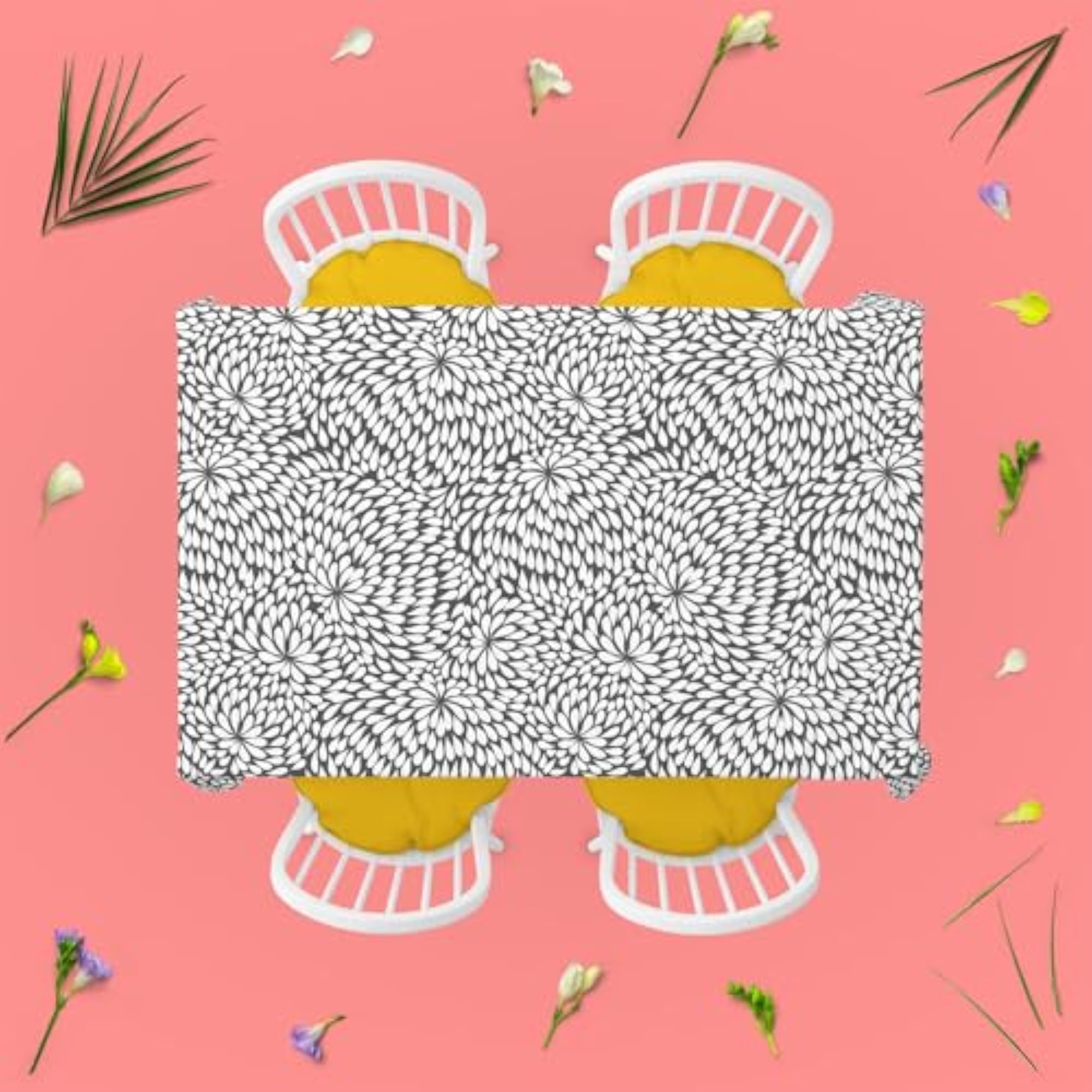 Abstract Pattern Table Cloth Cover for Dining & Center Table