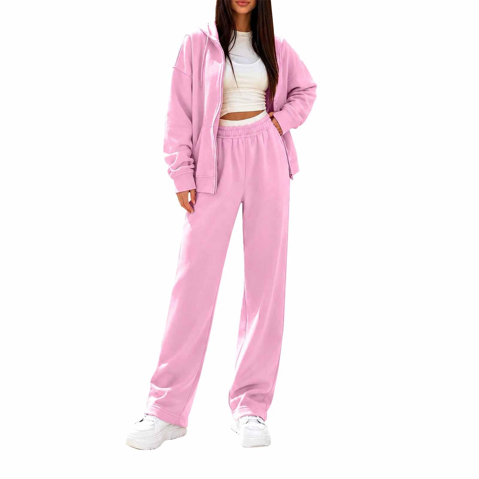 Chándal Mujer Baggy Los Angeles S-3XL, sudadera con capucha y cremallera