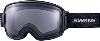 SWANS(スワンズ) 日本製 スキー スノーボード ゴーグル 眼鏡対応 2024-25モデル RIDGELINE 調光 偏光 ULTRALENS くもり止め プレミアムアンチフォグ搭載 撥水加工 換気機能 A-BLOW メンズ レディース