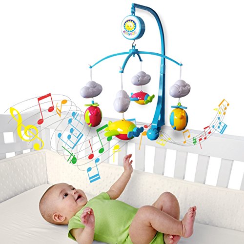 Móbile Giratório Musical De Bebê - Avião, Kitstar