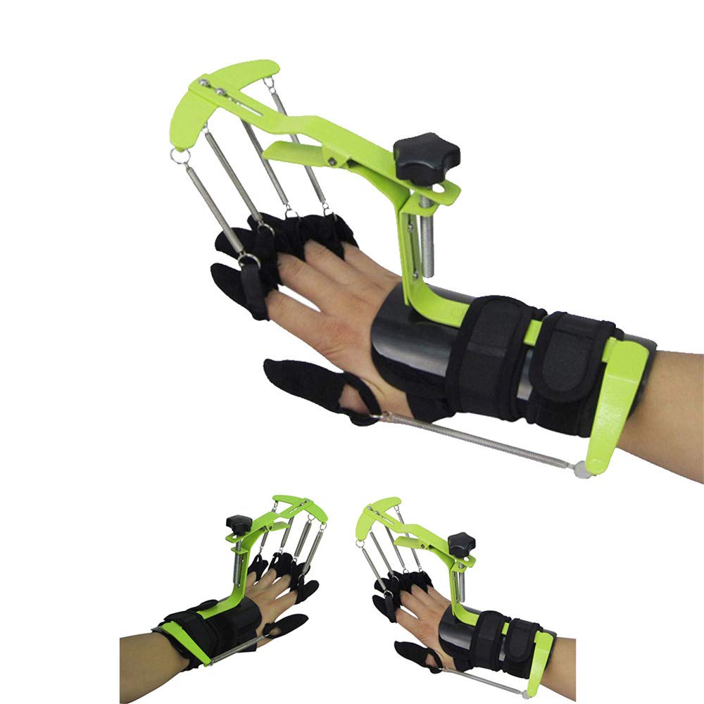 Ortesi per polso regolabili per dita, trainer per dita per riparazione esercizi sinistra e destra, tutore per riabilitazione delle dita, per esercizi per i tendini dei pazienti con emiplegia con ict