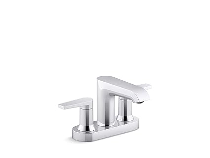 KOHLER K-97094-4-CP Hint Bathroom Sink Faucet, Polished Chrome
