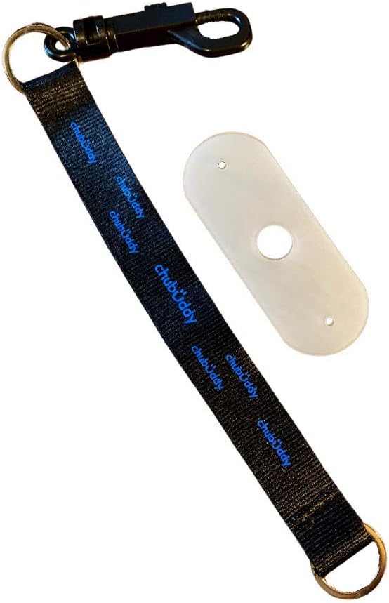 CHU-BUDDY Chewy Holder- Black Tether And Natural Strap