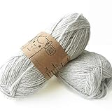  Alpaca – Mulitple colores garnstudio gotas para tejer 4 capas 100% lana de alpaca (9020 luz gris perla)