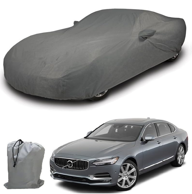 Image of ARCUATE Triple Layer Custom fit Car Body Cover for Volvo S90 |Top Layer Dustrproof | Middle Layer Waterproof | Bottom Layer Scratch Protection | Outdoor Indoor Fabric