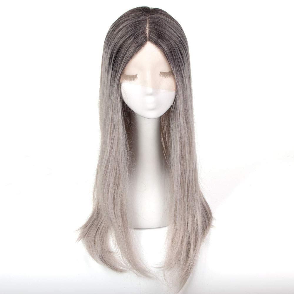 Perruque de fibre synthétique 70CM ombré pour un look naturel au quotidien