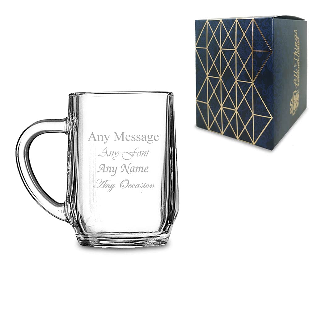 Personalised Engraved Haworth Half Pint Tankard, Arrives Gift Boxed, Perfect for Beer Lovers and Any Occasion