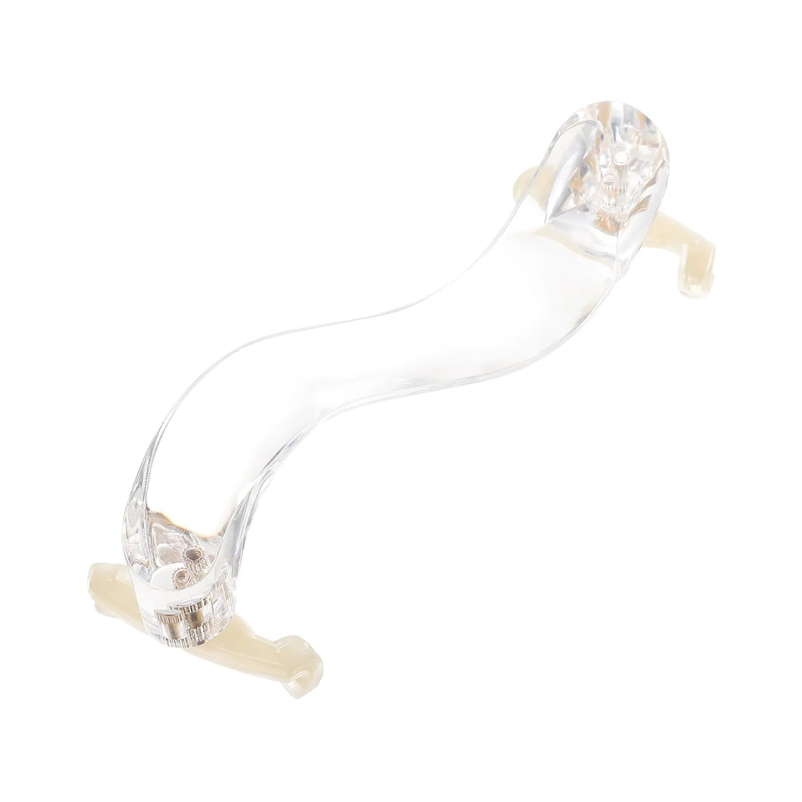 1 pezzo di supporto ergonomico for poggiaspalla for violino in acrilico bianco for il gioco