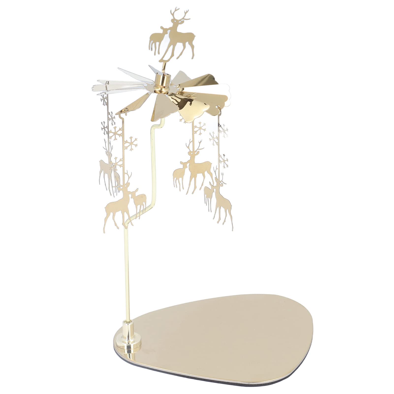Rotatable Wind Candle Holder for Christmas Home Wedding Decoration - Candle Tray (#4)