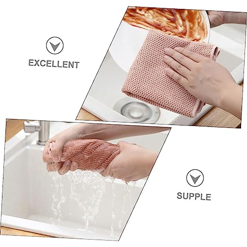 Paño de cocina de microfibra absorbente con función de plumero para vajilla y polvo 7