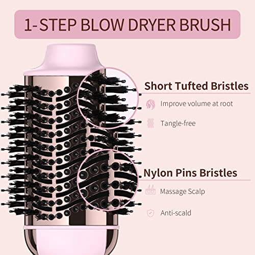 Hair Dryer Brush Blow Dryer in One, Upgraded 4 in 1 Hair Dryer and Styler Volumizer with Negative Ion Anti-frizz Ceramic Titanium Barrel Hot Air Hair Straightener Brush - Image 6