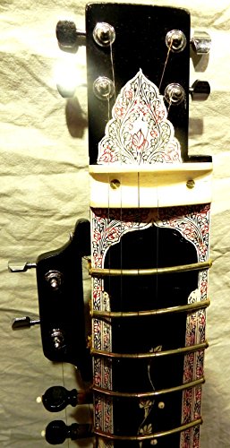 Shri Ravi Shankar Sitar électrique fait à la main avec ficelle et sac - Les Beatles, Paul McCartney, John Lennon, RIngo Starr, George Harrison Shri Ravi Shankar Sitar électrique fait à la main avec ficelle et sac – Image 4