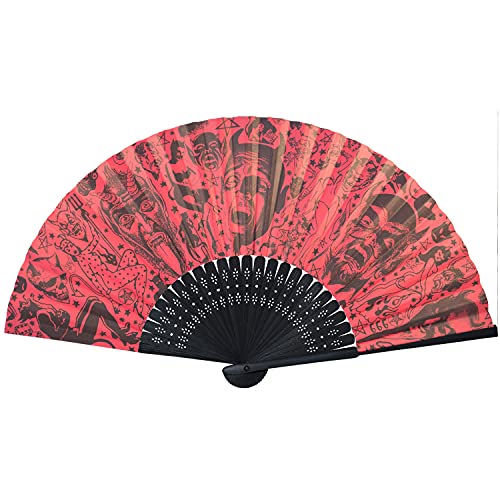 Kreepsville 666 Devil Made Me Do It Fabric Hand Fan