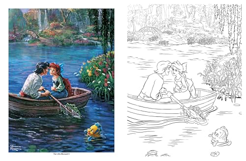 Image of Disney Dreams Collection Thomas Kinkade Studios Coloring Book