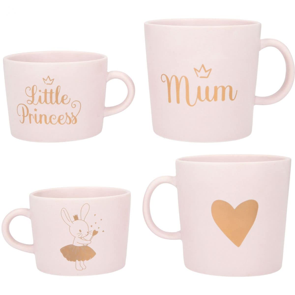 Princess Mimi Mini & Mum Taschen-Set, 2-teilig – Aus Baumwolle Mit Leo-Muster & Herz