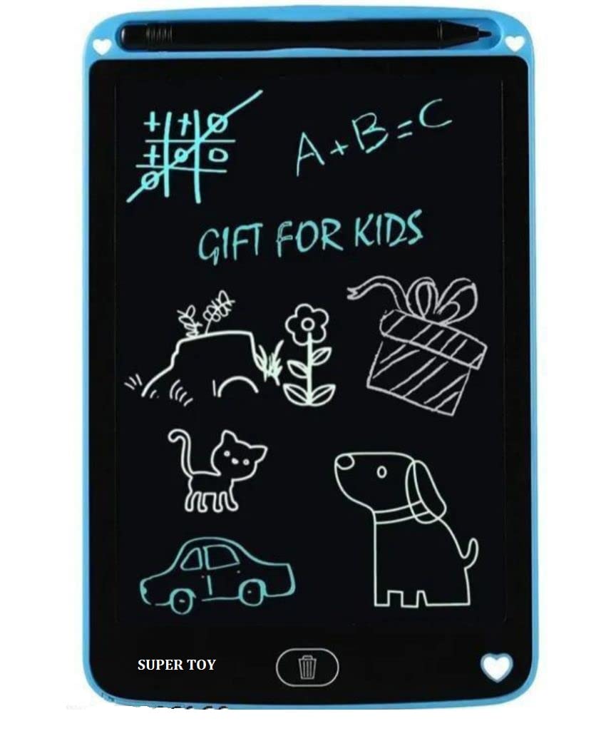 SUPER TOY8.5 inch Colored Writing Tablet LCD Notepad Drawing Paperless Ruff Pad