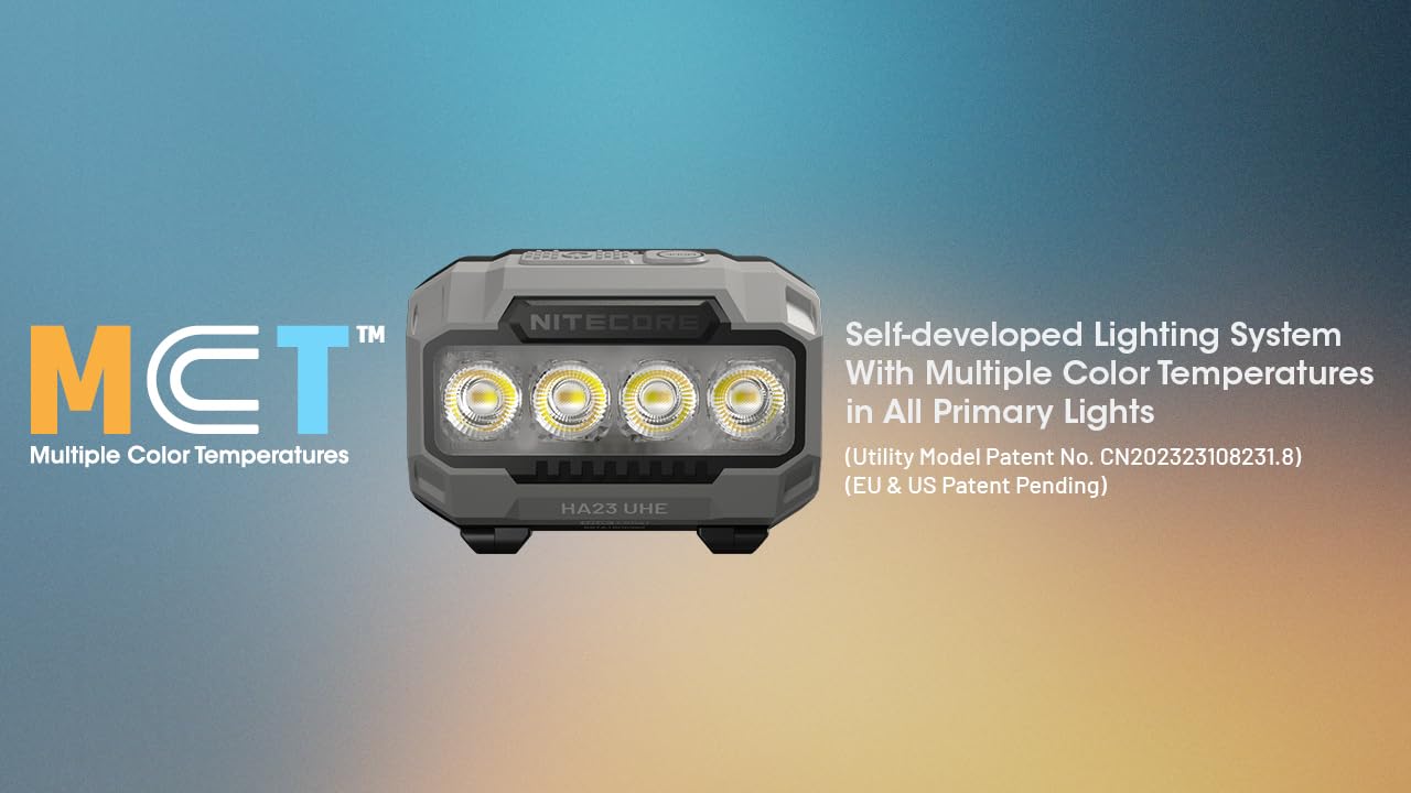 Nitecore Lampe frontale HA23 UHE Verte - 600Lm