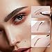 Music Flower Eyebrow Pencil, Liquid Eyebrow pen, Waterproof Brow Pen with Micro-Fork Tip, Fine Sketch Long Lasting Smudgeproof Microblading Pen - Chestnut
