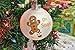 Tree Buddees Oh Snap! Funny Gingerbread Man Glass Christmas Ornament