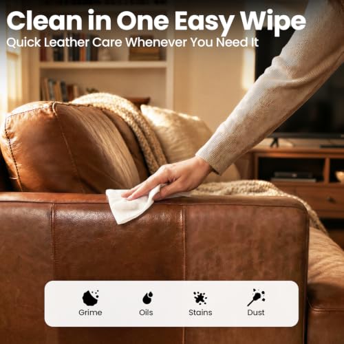 EVEO 4-in-1 Leather Cleaner Wipes