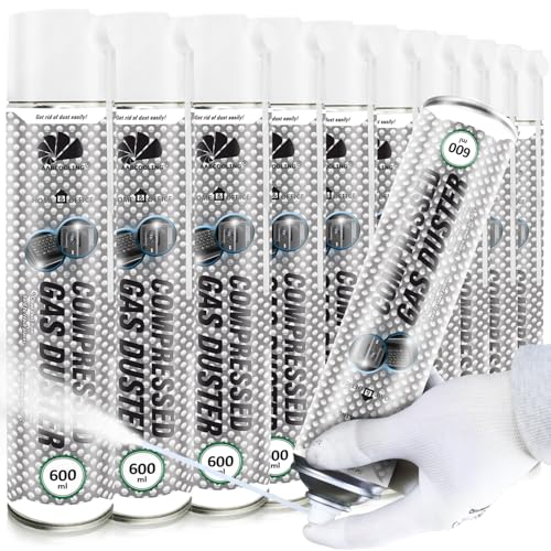 AABCOOLING Home&Office Sprays Nettoyants pour Moteur 10x600ml – Spray de Congélation -50°C, Test Thermostats, Réparation Électronique, Bombe Froid, Dépannage Thermique, K5