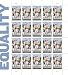 Equality - March of Washington Sheet of 20 x Forever U.S. Postage Stamps by USPS