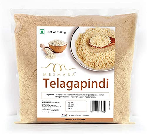 Panihari Mesmara Telagapindi (pastel de aceite de sésamo blanco descafeinado) 900 GMS