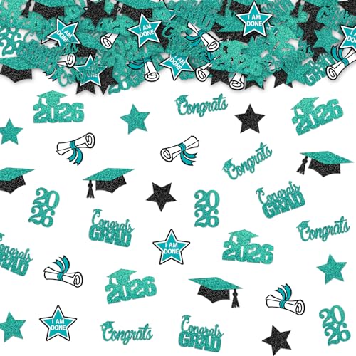 Confettis de table de remise de diplôme 2024 pour réussir votre décoration de buffet de fête