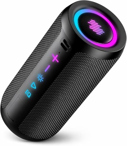 TIMU Portable Bluetooth Speaker, Powerful Sound Wireless Speaker: Boost Bass, Bluetooth 5.4, 24H...