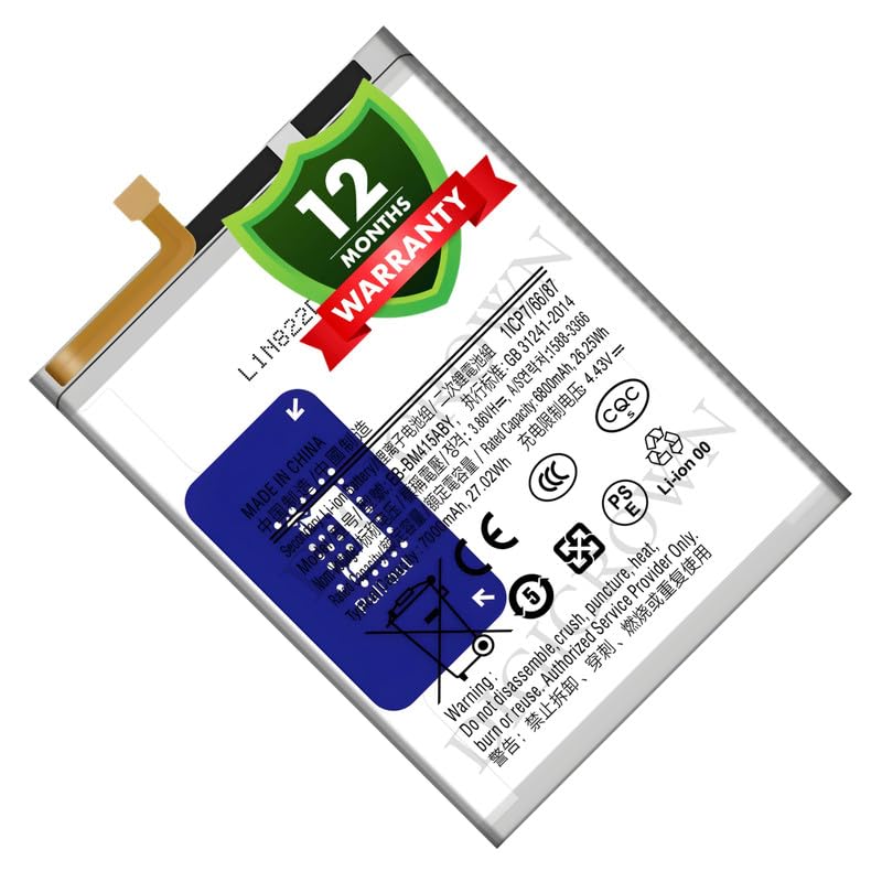 Image of Original EB-BM415ABY Battery Compatible for Samsung Galaxy M51 - (7000mAh) - 1 Year Warranty DF7