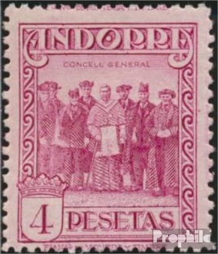 Andorra - Spanish Post 25A with Hinge 1929 Landesmotive (Stamps for Collectors)