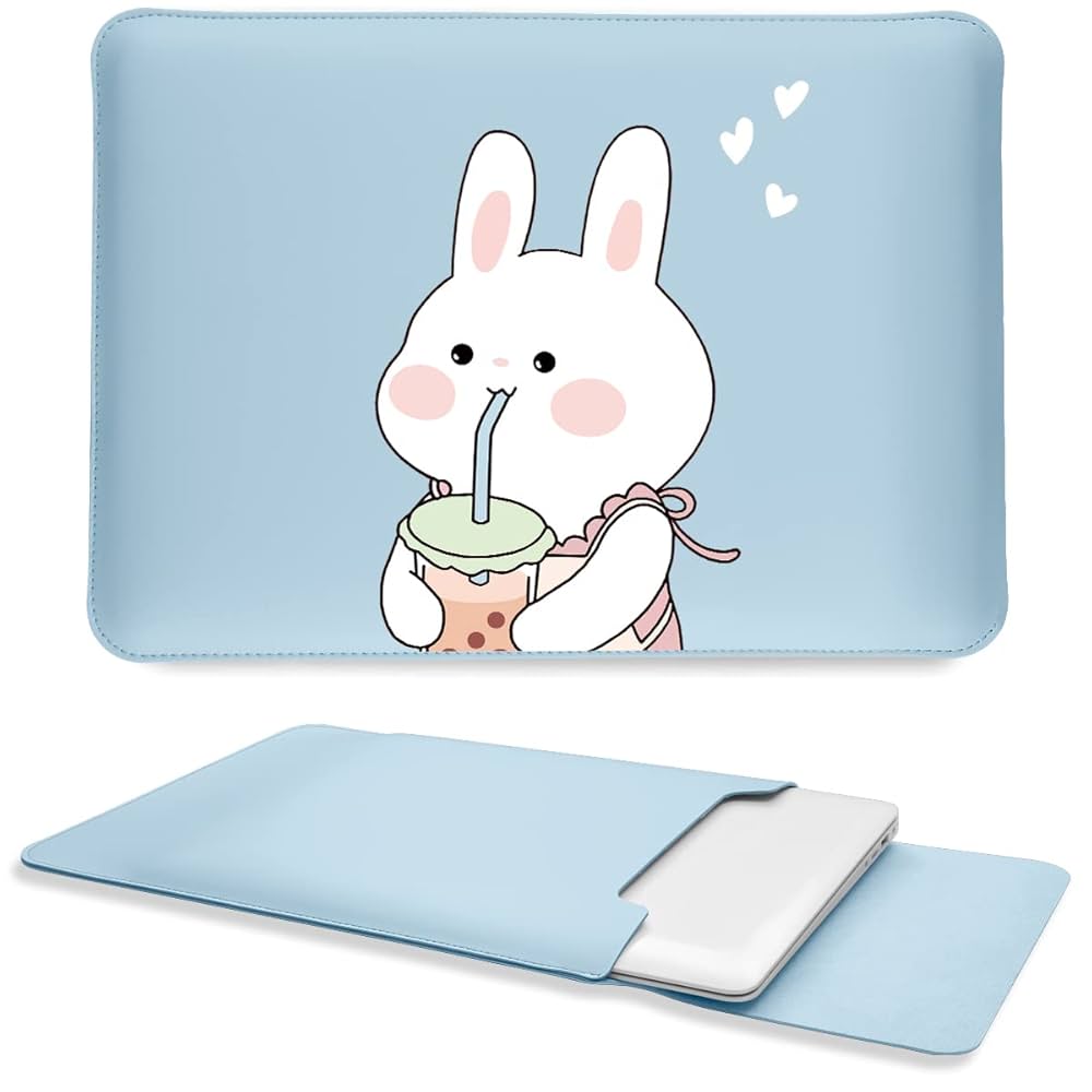 Amazon.com: Cute Bunny Laptop Sleeves 12 Inch, Blue Faux Amazon.com: Cute Bunny Laptop Sleeves 12 Inch, Blue Faux