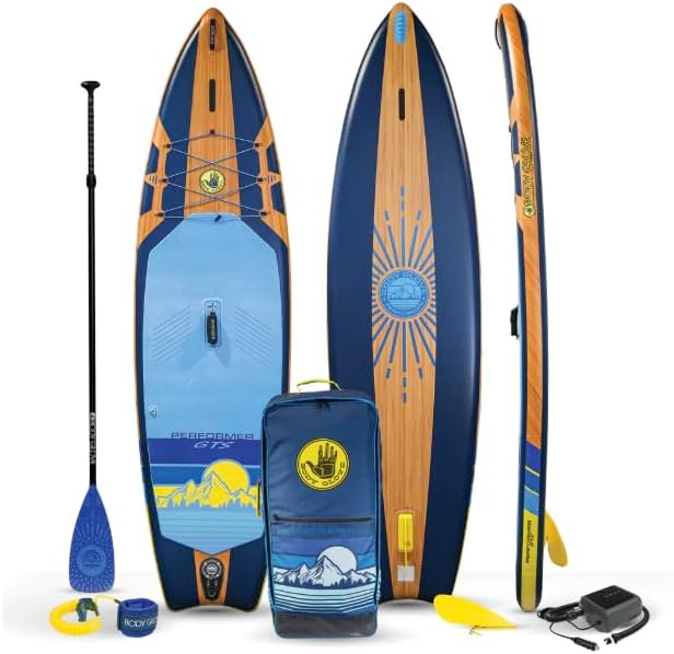 Body Glove Performer GTS Inflatable Stand Up Paddle Board, SUP Board with All Accessories, Wide Stable Design, Non-Slip Deck, Inflatable Paddle Boards for Youth & Adult