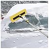 Snow Joe SJBLZD-PRX 2-in-1 Telescoping Snow Broom & Ice Scraper — Pivoting Foam Head, Extendable Handle for Cars, Trucks & SUVs — Lightweight, Non-Scratch, Vehicle-Safe Winter Snow Removal Tool #2