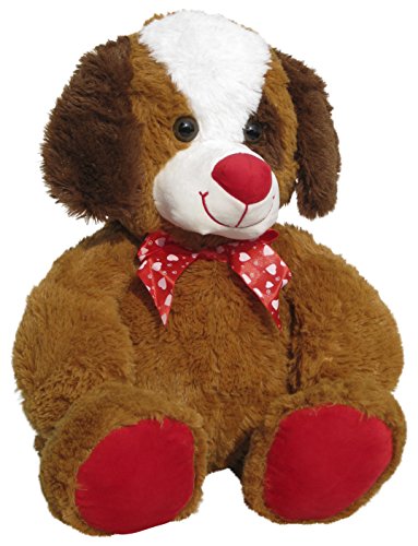Wagner 9061 - XL Plüschhund - 60 cm groß - Riesen Kuschelhund Teddybär Plüschtier Plüsch Plüschbär