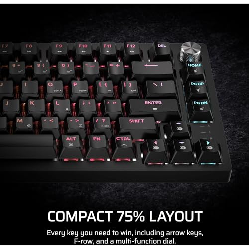 K65 Plus Wireless MLX Fusion PBT Mechanical Keyboard, Backlit RGB LED,  MLX Fusion (Tactile) (CH-91D441F-DE) - Tastiera gaming - Immagine 3